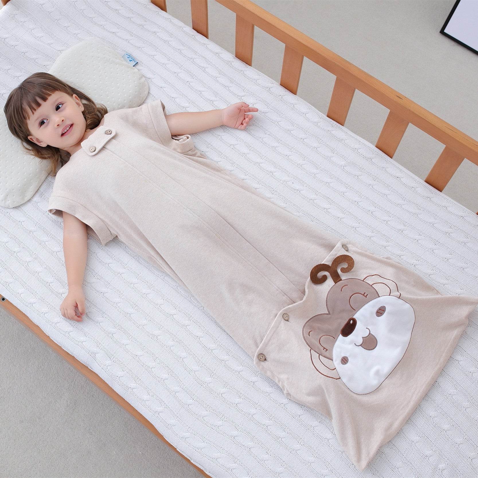 Baby Cotton Sleeping Bag – Warm & Breathable Sleep Sack for Autumn & Winter - Pasha