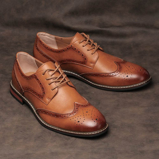 Classic Brogue Business Shoes for men - Pasha