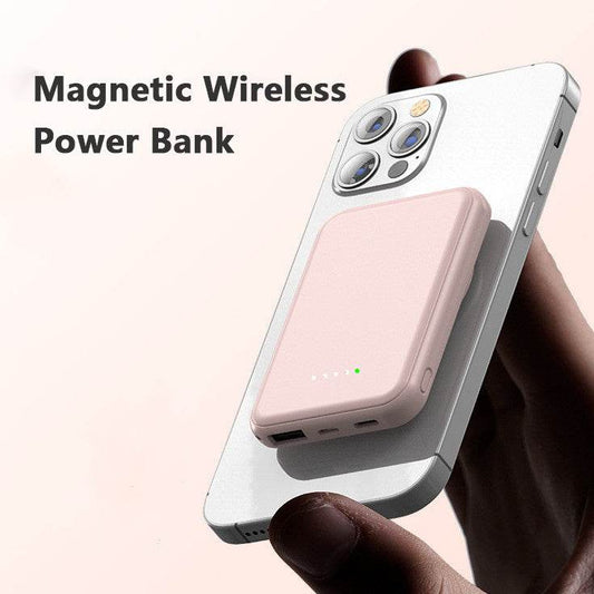 Mini Fast Charge Magnetic Wireless Power Bank - 10000/5000 mAh Portable Charger - Pasha