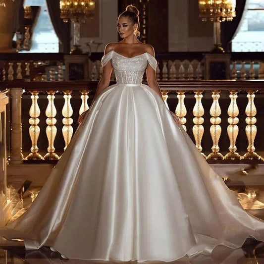 4Boho A-Line Wedding Dress – Strapless Bridal Gown - Pasha