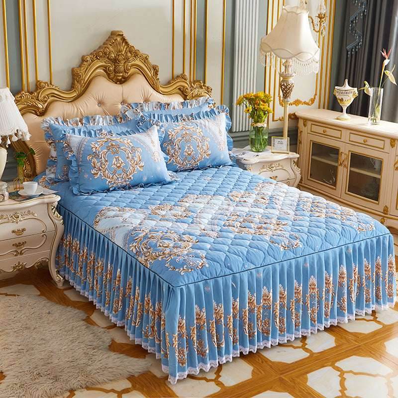 Quilted Bedspread Set – Thick & Cozy Bedding - Pasha