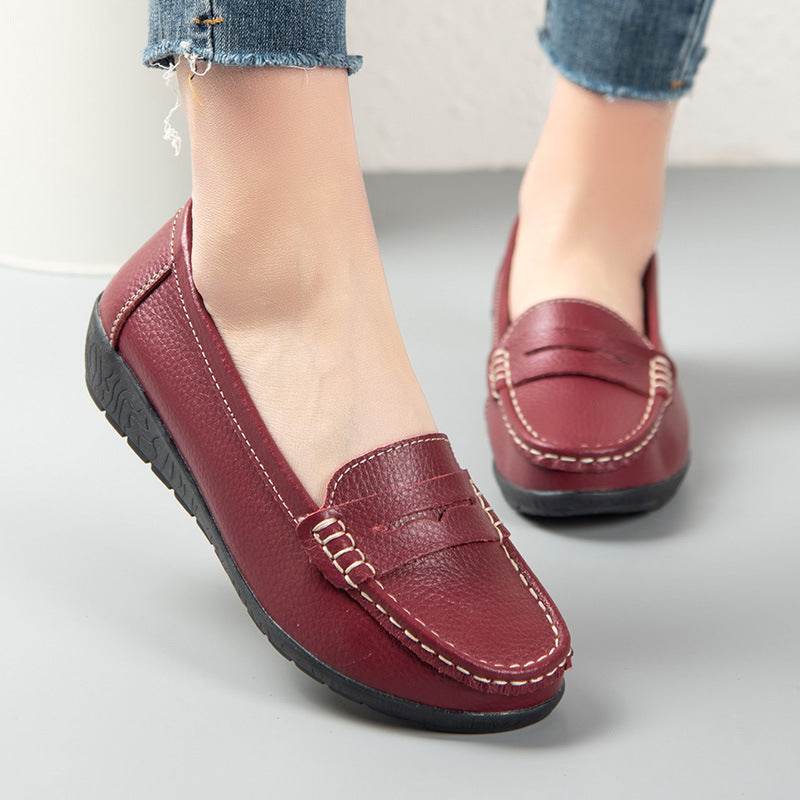 Casual Flat Heel Shoe-Nurse Shoe - Pasha