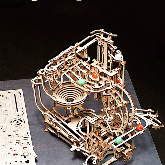 DIY 3D Puzzle-Wooden Puzzle Ball Step Elevator Track - Pasha