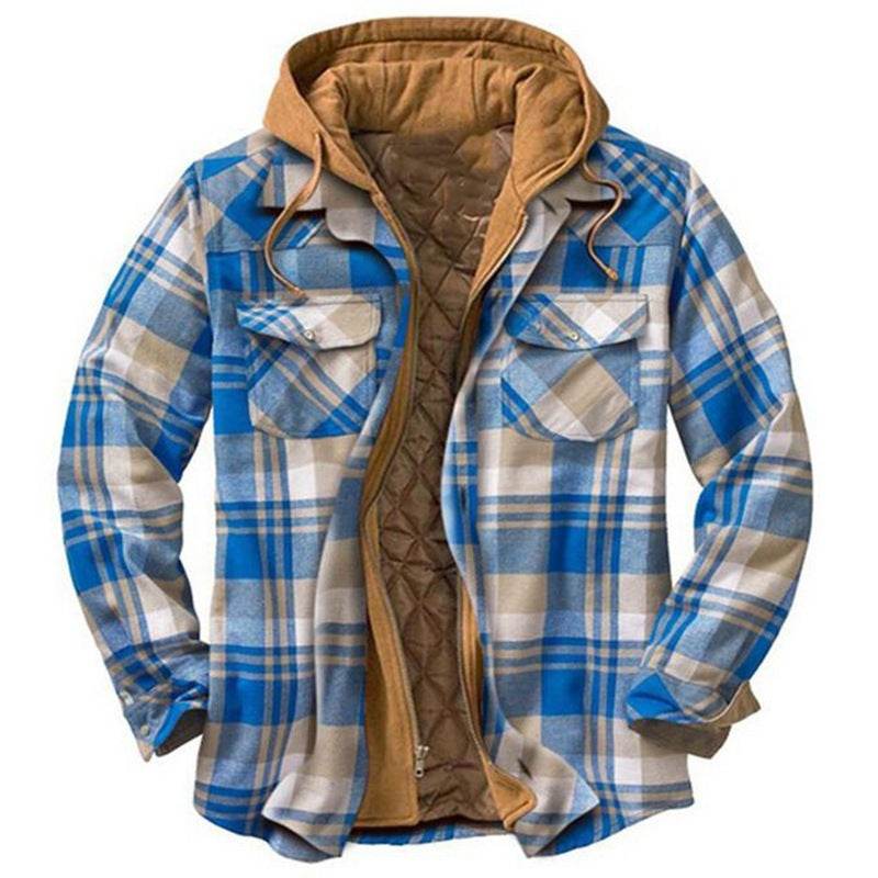 Men´s Retro Hooded Jacket Coat Shirt-style and comfort - Pasha