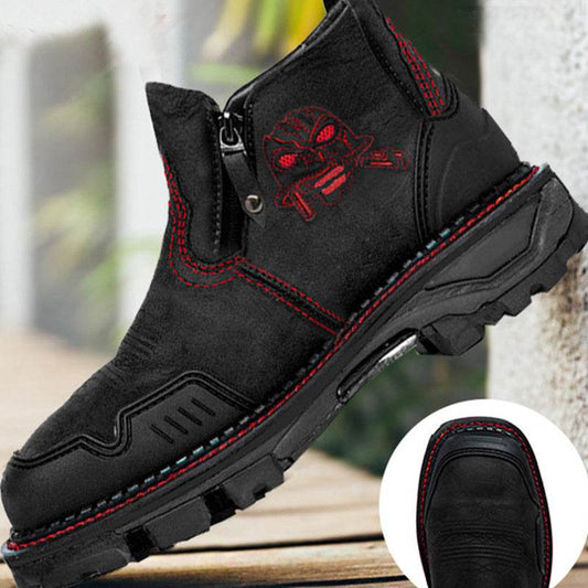 Men's Leather Snow Boots – Durable & Warm - Pasha
