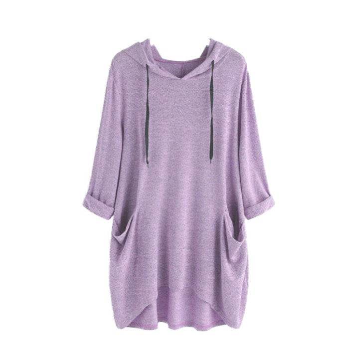 Cashmere Hoodie T-Shirt - comfort and elegance - Pasha