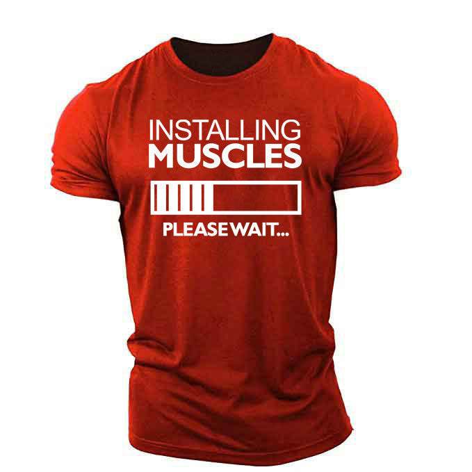 Men´s T-Shirt-Fintess Short Sleeve with funny design - Pasha
