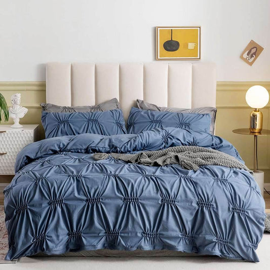 Solid Color Bedding Set – Plain Quilt & Pillowcase - Pasha