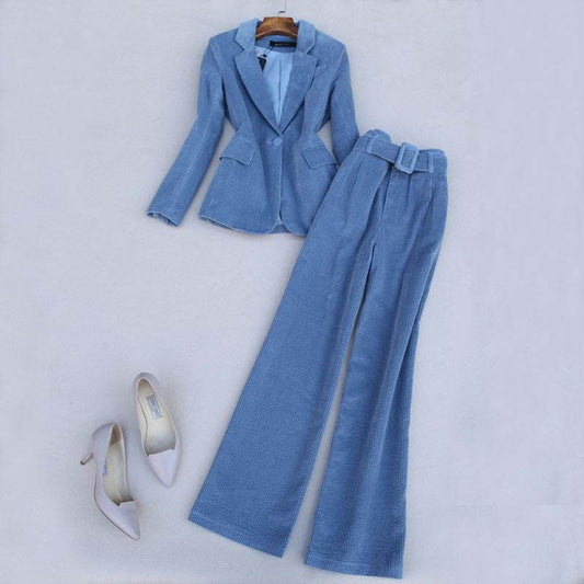 Retro Fall and Winter Two piece Suit-Stylish and Comfortable - Pasha