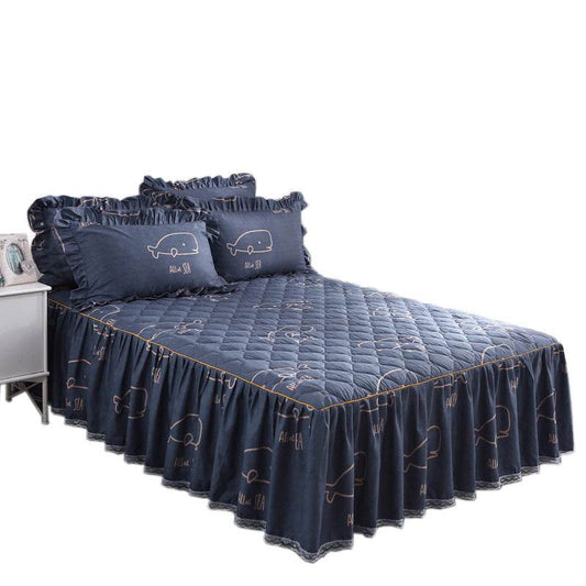 Quilted Bedspread Set – Thick & Cozy Bedding - Pasha